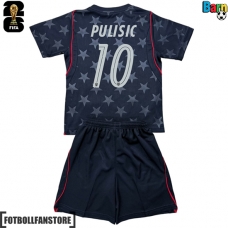 Förenta stater Christian Pulisic #10 Barnkläder Borta matchtröja till baby VM 2026 Kortärmad (+ Korta byxor) Billigt